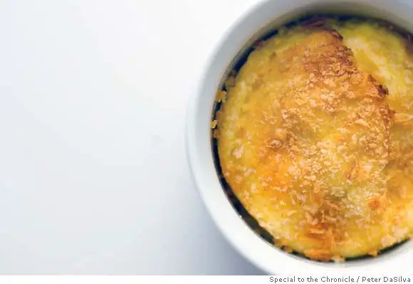 Twice-Baked Goat Cheese Souffle