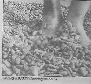 Having a party: Dancing the cocoa