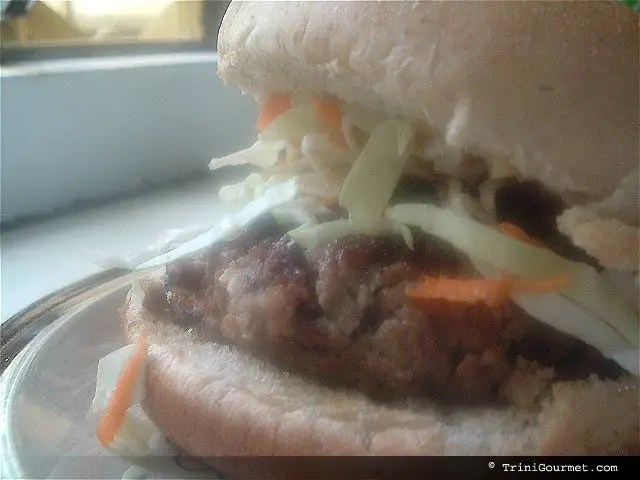 Trini-Style Hamburger