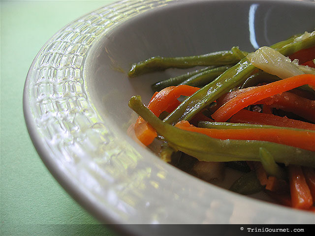 Carmen's Julienned Vegetables (recipe)