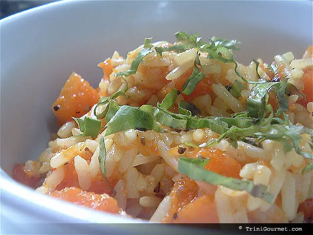 Curried Pumpkin and Rice