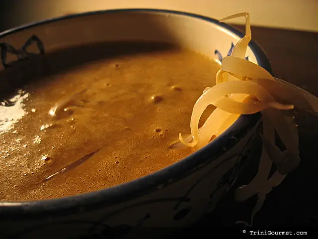 Easy Vegan Spicy Peanut Soup with Fresh Mung Bean Sprouts