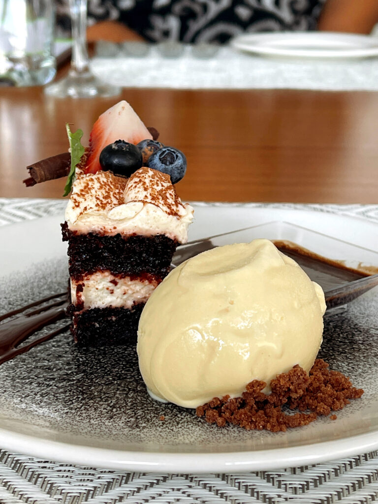 Hyatt Trinidad dessert menu - Espresso Tiramisu