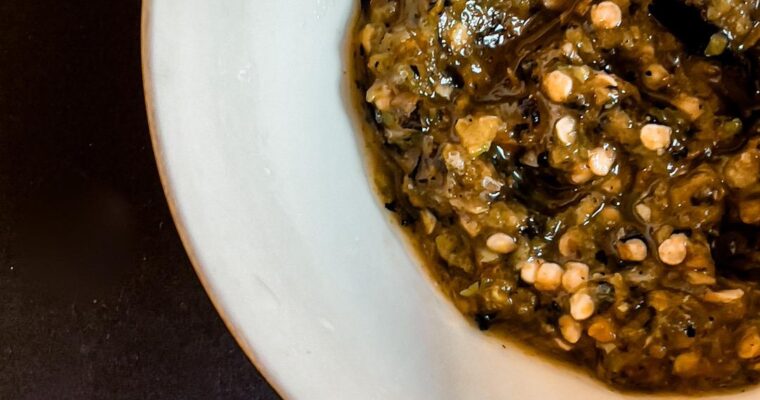 Roasted (Scotch Bonnet) Pepper Chutney Recipe